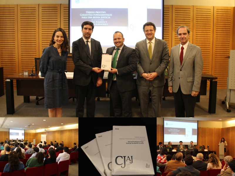 Rodrigo Bordachar y Manuel Rodríguez presentaron libro sobre las garantías fundamentales del debido proceso