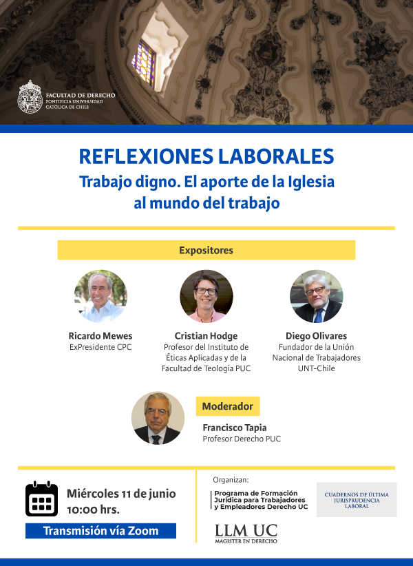Reflexiones Laborales 11 junio Afiche