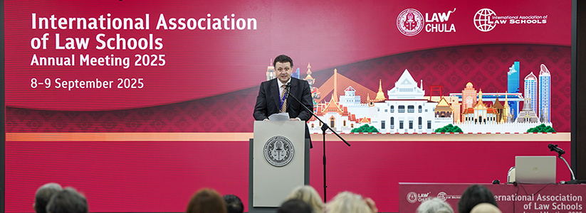 Decano Bocksang presidió en Tailandia el encuentro mundial 2025 de la International Association of Law Schools (IALS)