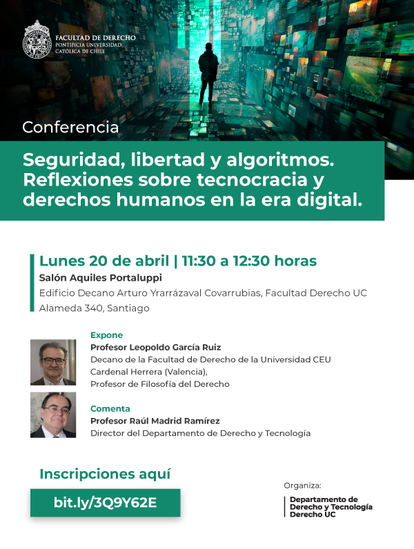 Seguridad libertad y algoritmos Afiche