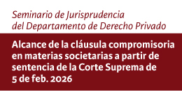 Seminario Jurisprudencia del Departamento de Derecho Privado