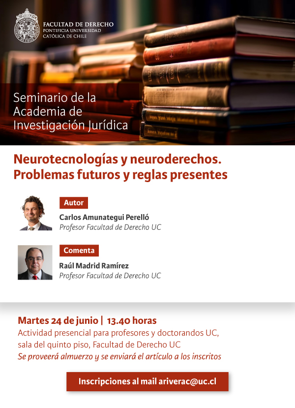 Seminario de la Academia de Investigación Jurídica 24 Jun Afiche