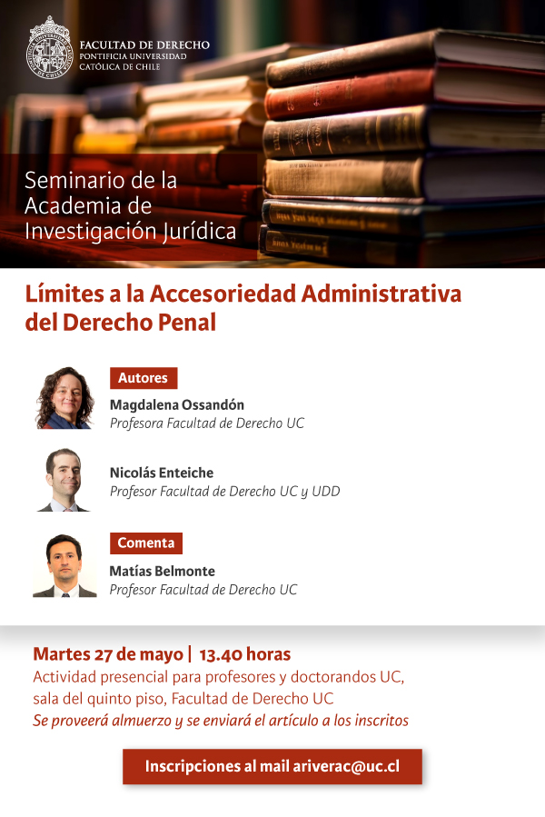 Seminario de la Academia de Investigación Jurídica 27 mayo1 Afiche