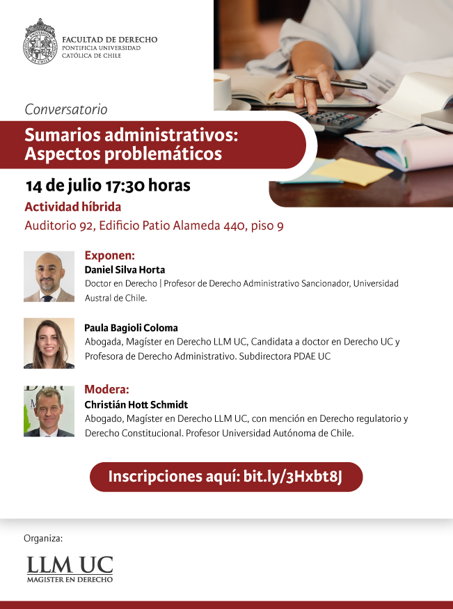 Sumarios administrativos Afiche