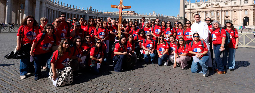 Tres funcionarias de Derecho UC participaron en el Jubileo de los Trabajadores 2025 en Roma