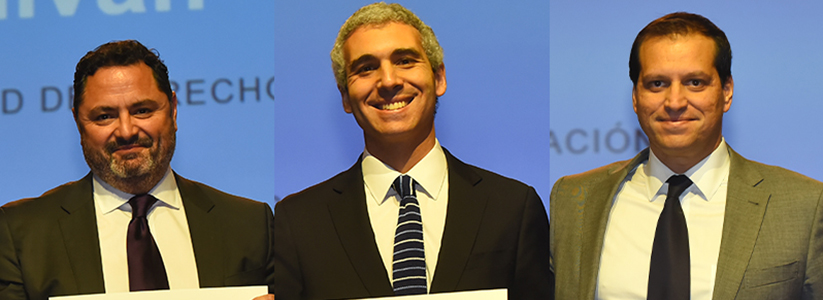 Tres profesores de Derecho UC son destacados con el Premio de Reconocimiento a la Excelencia Docente: Marcelo Barrientos, Sebastián Rioseco y Cristián Boetsch