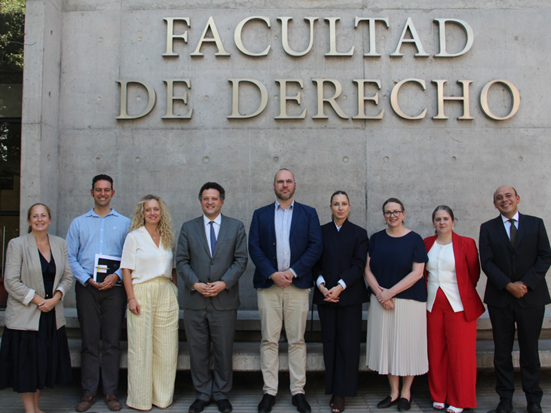 Delegación de la University of New South Wales (Australia) visita Derecho UC