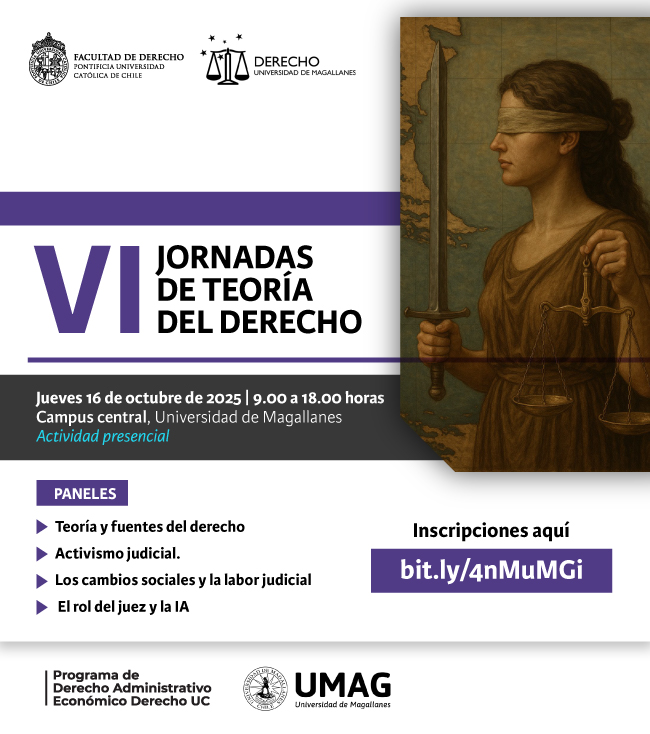 VI Jornadas Teoría del Derecho Afiche