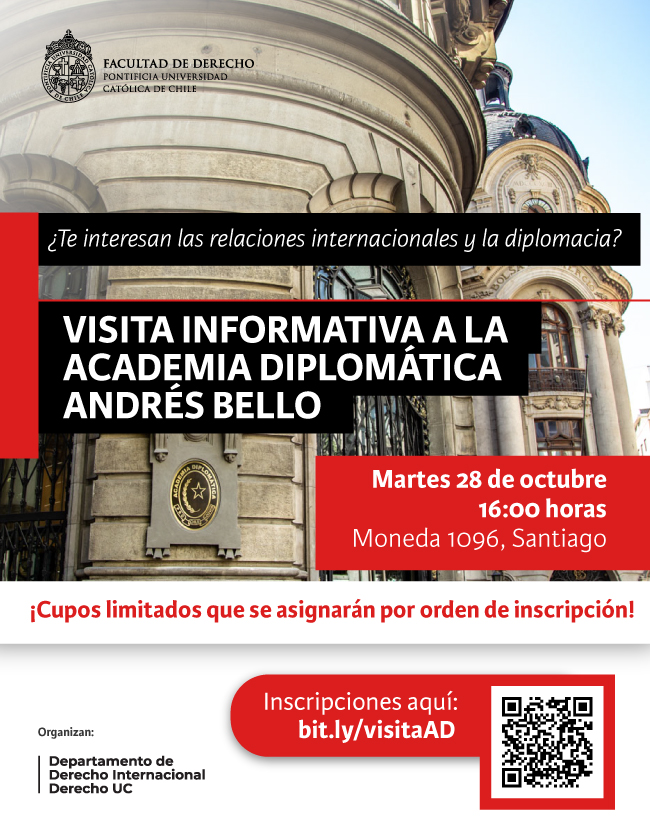 Visita Academia Diplomática Afiche