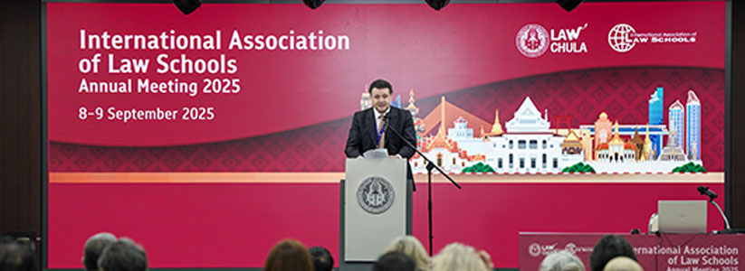 Decano Bocksang presidió en Tailandia el encuentro mundial 2025 de la International Association of Law Schools (IALS)