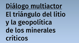 Diálogo multiactor: El triángulo del litio y la geopolítica de los minerales críticos