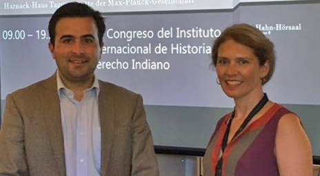 Profesores Javier Infante y Carolina Unzueta participaron en el XIX Congreso del Instituto Internacional de Historia del Derecho Indiano