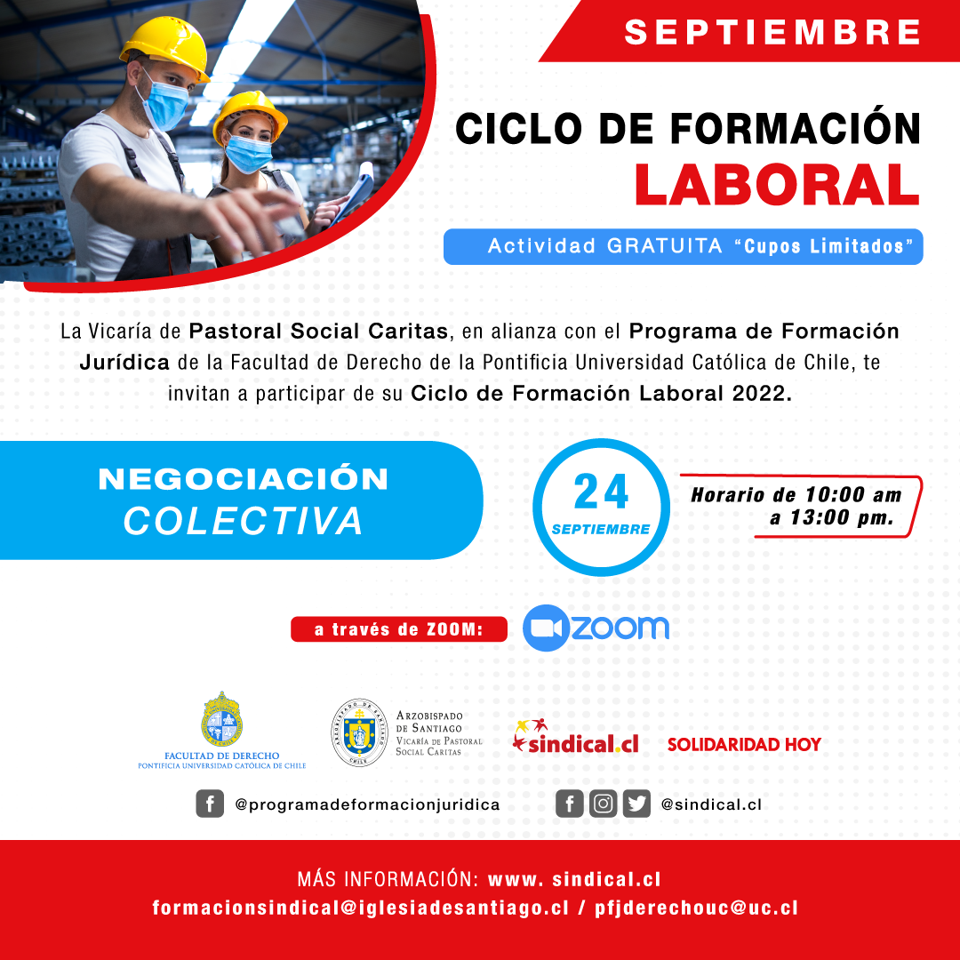 Formacion Laboral NegociacionColectiva afiche