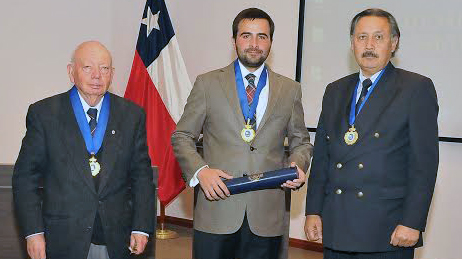 Profesor Javier Infante ingresó como Académico Correspondiente a la Academia de Historia Naval y Marítima de Chile