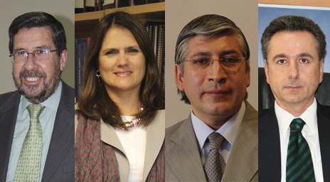 Cuatro profesores designados como abogados integrantes en las Cortes de Apelaciones del país