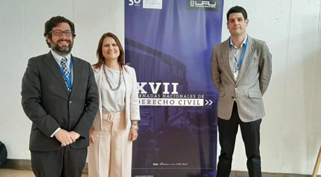 Tres profesores participaron en las XVII Jornadas Nacionales de Derecho Civil