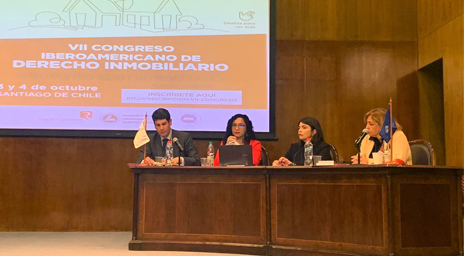 Profesores Sebastián López y Jaime Alcalde participaron en el VII Congreso Iberoamericano de Derecho Inmobiliario