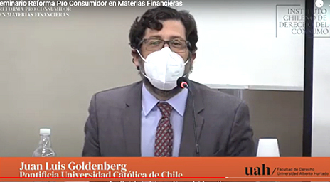 Profesor Juan Luis Goldenberg expuso en la Universidad Alberto Hurtado sobre la reforma Pro Consumidor