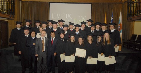 Se graduó la primera promoción del nuevo Magíster en Derecho LLM