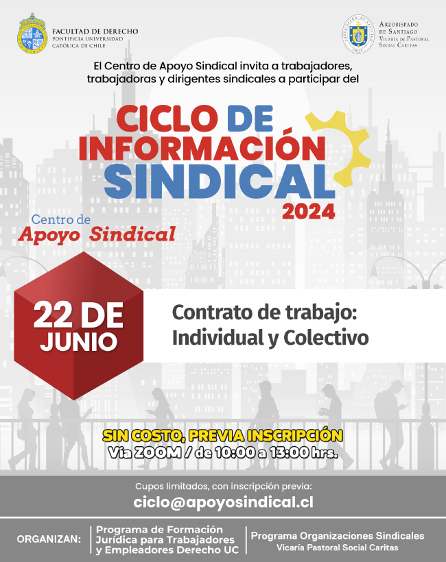 Ciclo de Información Sindical Junio Afiche