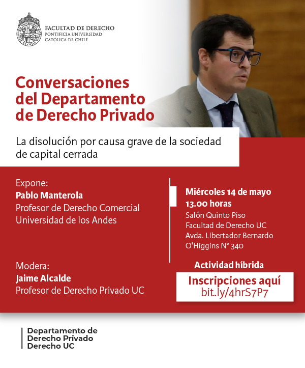 Conversaciones Derecho Privado 14 mayo Afiche