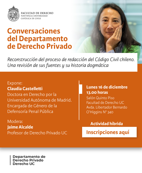 Conversaciones Derecho Privado 16 de diciembre Afiche