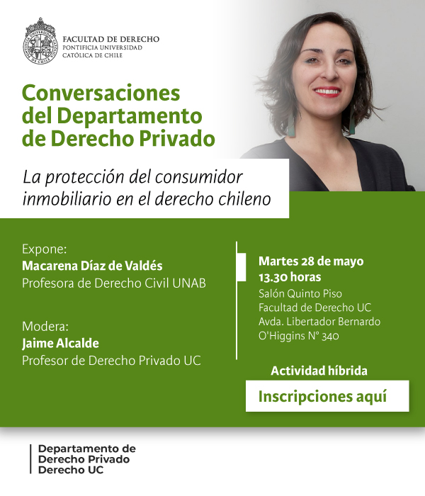 Conversaciones Derecho Privado 28 mayo Afiche