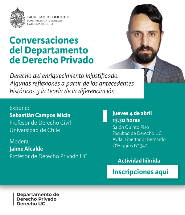 Conversaciones Derecho Privado 4 abril Afiche