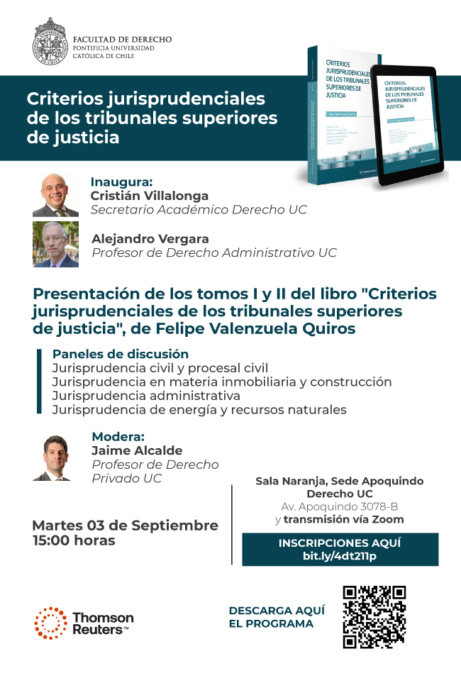 Criterios jurisprudenciales de los tribunales superiores de justicia Afiche