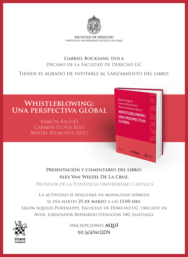 Libro Whistleblowing Afiche