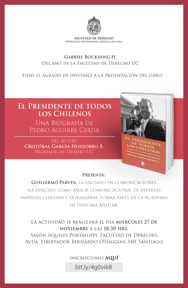 Presentación Libro Garcia Huidobro afiche