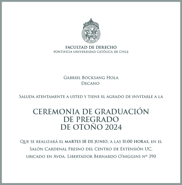 invitación graduación 2024 Pregrado 2