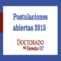 Cierre del proceso de postulaciones al programa de Doctorado en Derecho UC