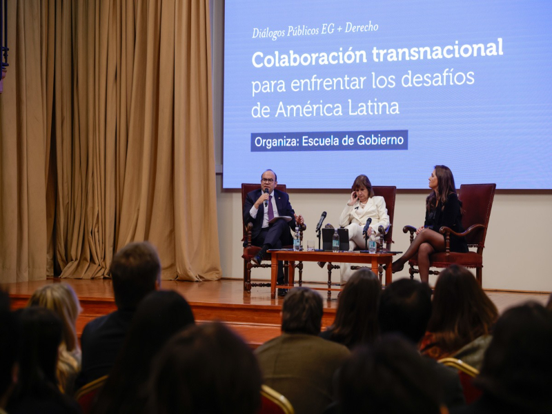 Colaboración transnacional para enfrentar los desafíos de seguridad en América Latina_ seminario UC reunió a subsecretario del Interior y a exministra de Argentina – web