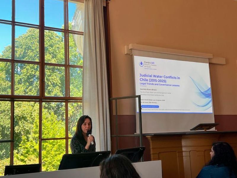 Profesora Daniela Rivera realizó actividades académicas en Europa relacionadas al derecho y la gobernanza del agua – web