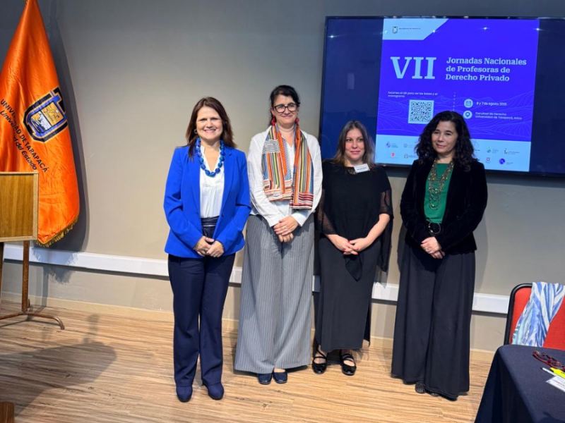 Carmen Domínguez Hidalgo expuso en las VII Jornadas Nacionales de profesoras de Derecho Privado – web
