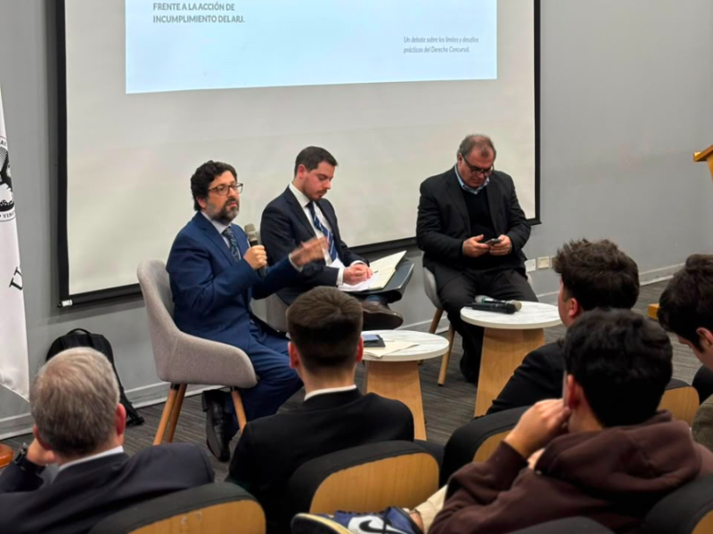 Profesor Juan Luis Goldenberg participó en actividades académicas relacionadas a la insolvencia y reorganización empresarial – web