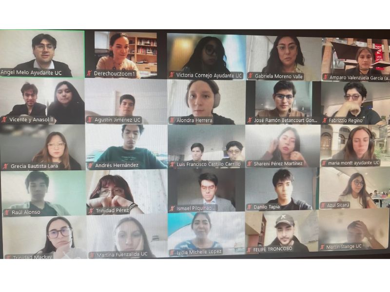 Estudiantes de Derecho UC y del Tec de Monterrey desarrollan investigación conjunta sobre los alcances de la Ley Karin