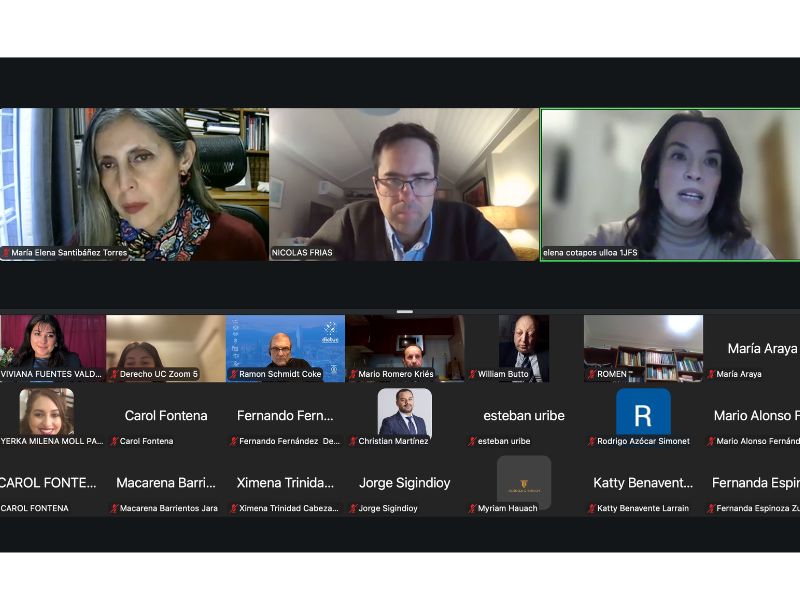 Interrogación de testigos, audiencias remotas e inteligencia artificial Proyecto de Litigación UC realiza nuevo conversatorio