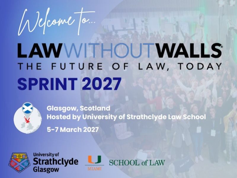 LawWithoutWalls 2027 se realizará en Escocia postulaciones abiertas